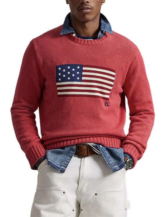 26SS 폴로 랄프로렌 스웨터 710718281501 Red - POLO RALPH LAUREN
