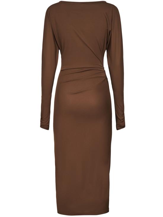 26SS 막스마라 롱 원피스 2616621022600MSTSALVO002 Brown - MAX MARA