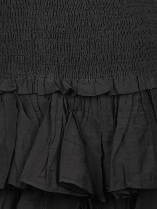 26SS 이자벨마랑에뚜왈 미디 스커트 24AJU0022FC B3J04E01BK Black - ISABEL MARANT ETOILE