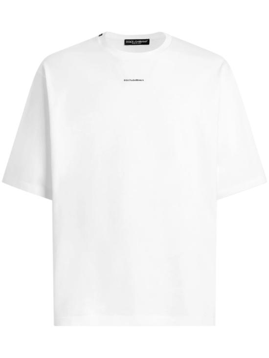 26SS 돌체앤가바나 프린트 오버사이즈 티셔츠 G8PB8TG7PYRW0800 White