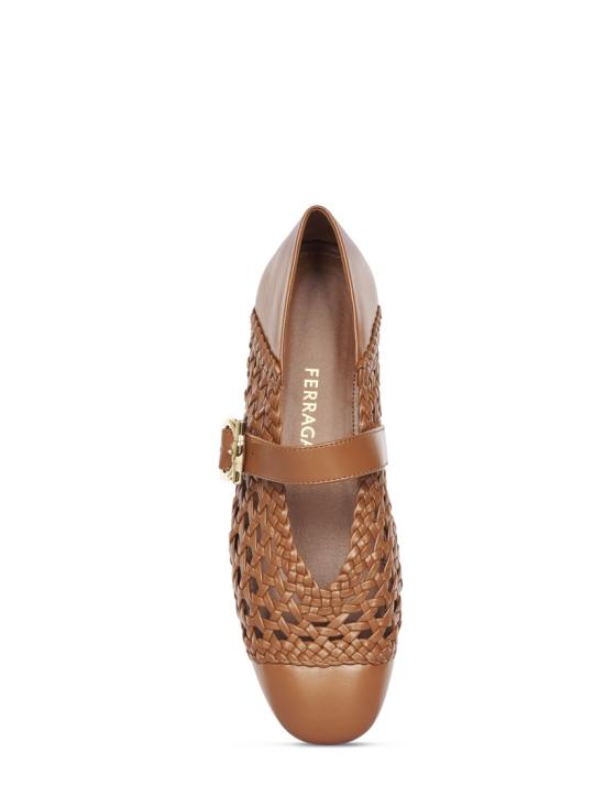 26SS 살바토레 페라가모 플랫 슈즈 790671002 Brown - SALVATORE FERRAGAMO