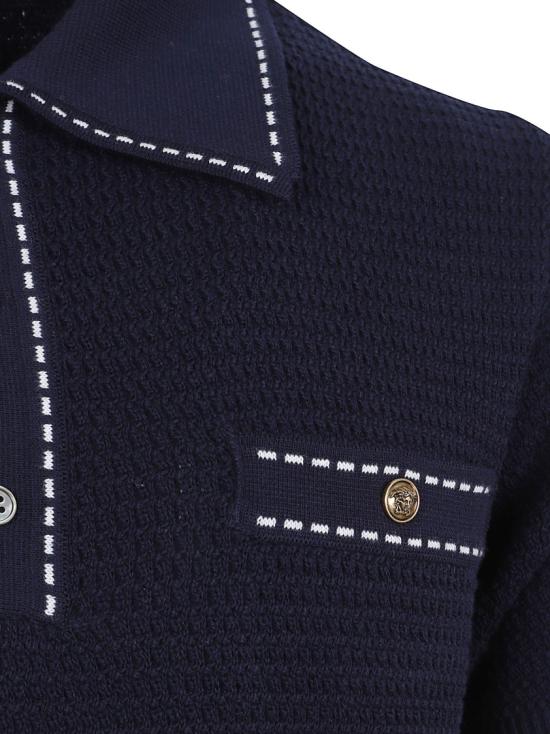 26SS 베르사체 폴로 티셔츠 10243301A174071U040 Blue - VERSACE