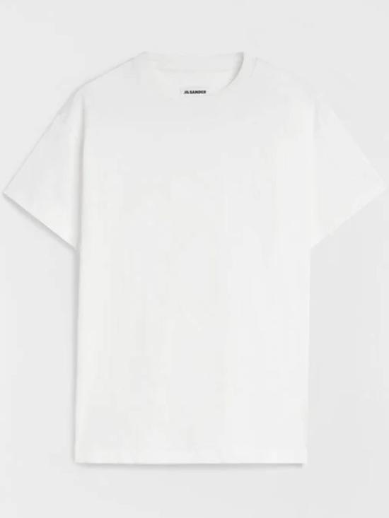 26FW 질샌더 반팔 티셔츠 J22GC0272 J45048 White - JIL SANDER