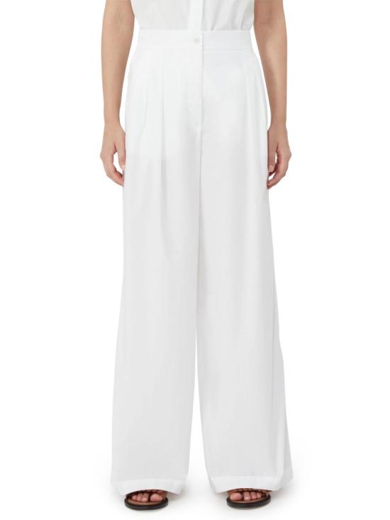 26SS 막스마라 스트레이트 팬츠 2615131142600WKDBENDA004 White - MAX MARA