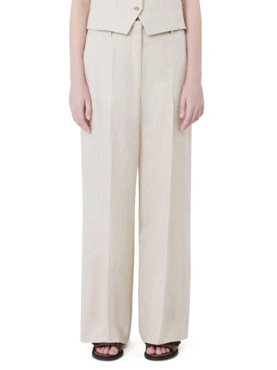 26SS 막스마라 스트레이트 팬츠 2615131112600WKDMALIZIA023 White - MAX MARA