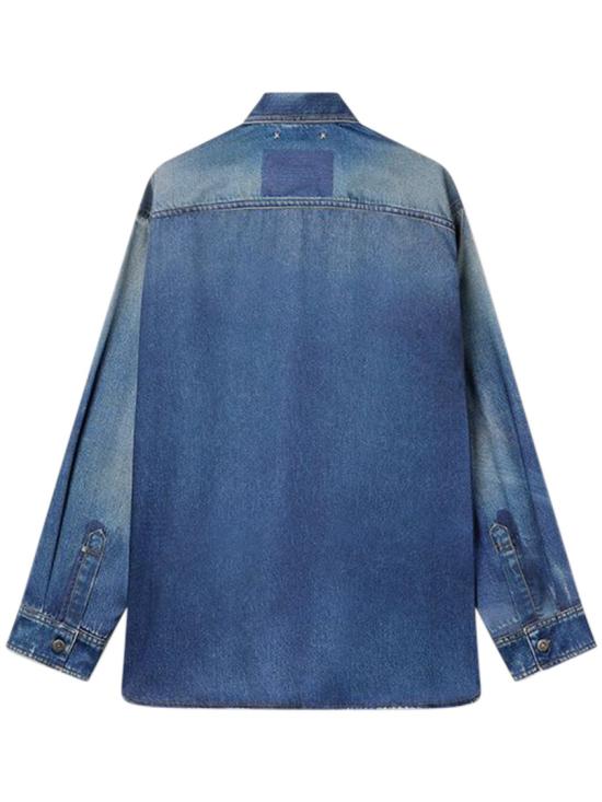 26SS 골든구스 데님 셔츠 GWP02525P00240650100 Blue - GOLDEN GOOSE