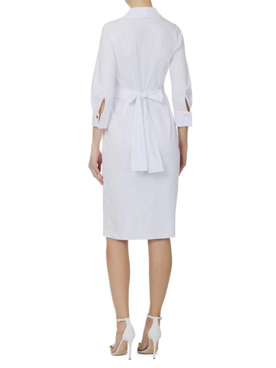 26SS 엘리자베타프랜치 미디 원피스 AB95562E2360 White - ELISABETTA FRANCHI
