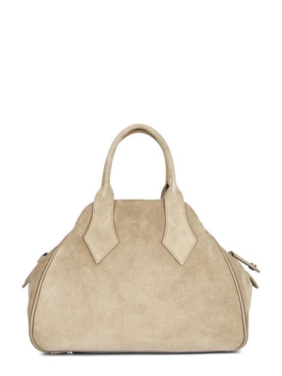 26SS 비비안웨스트우드 스몰 로고 플랩 토트백 4702000UWL007EP409 Neutrals - VIVIENNE WESTWOOD