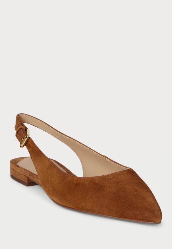 26SS 랄프 로렌 플랫 슈즈 802967746002 Brown - RALPH LAUREN
