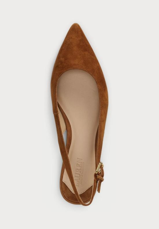 26SS 랄프 로렌 플랫 슈즈 802967746002 Brown - RALPH LAUREN