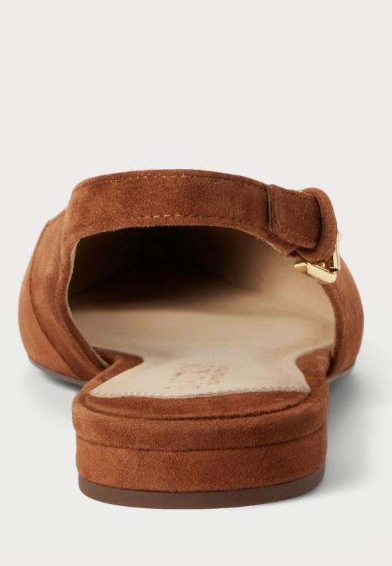 26SS 랄프 로렌 플랫 슈즈 802967746002 Brown - RALPH LAUREN
