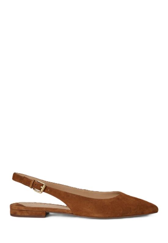 26SS 랄프 로렌 플랫 슈즈 802967746002 Brown