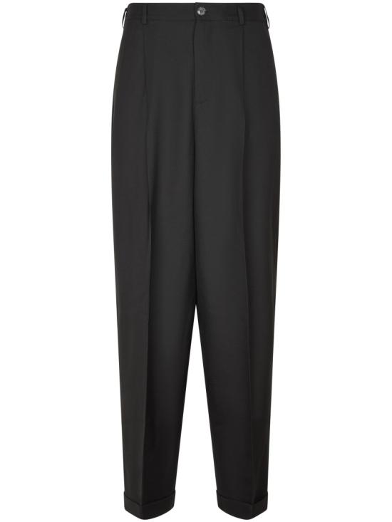 26SS 마르니 스트레이트 팬츠 PUMU0332U0UTW83900N99 Black