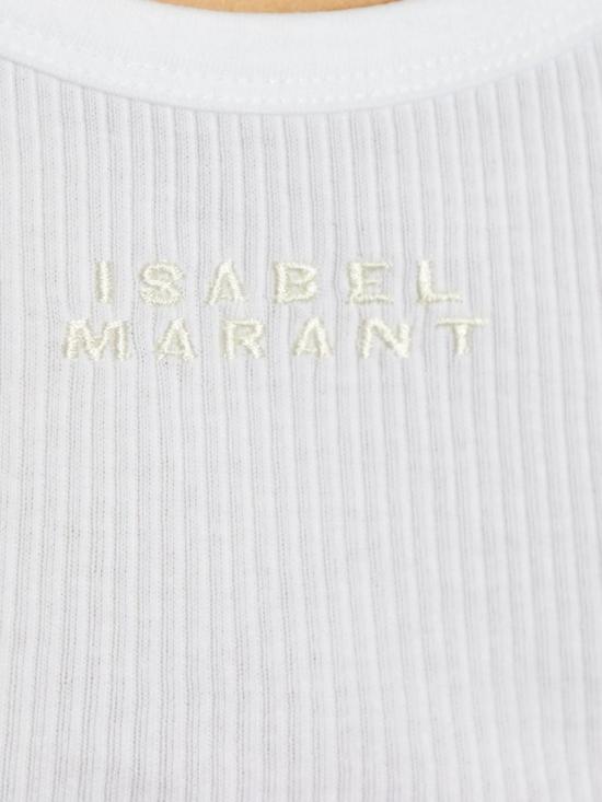  이자벨마랑 민소매 티셔츠 TS0261FA A2N39I White - ISABEL MARANT