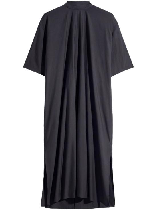 26SS 르메르 워시드 코튼 실크 리버시블 튜브 드레스 DR1156 LF1500BK998 Black - LEMAIRE