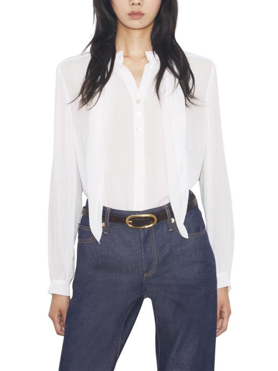 26SS 토리버치 블라우스 176348104 White - TORY BURCH
