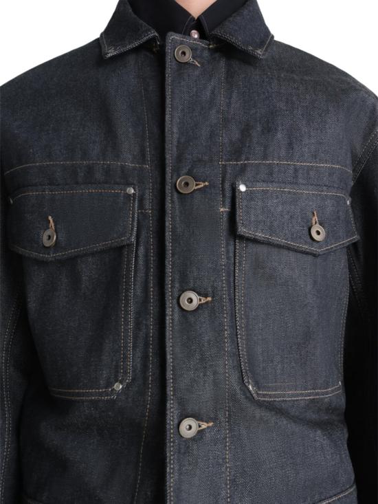 26SS 르메르 데님 라이트 필드 자켓 OW1234 LD1061BK965 Black - LEMAIRE