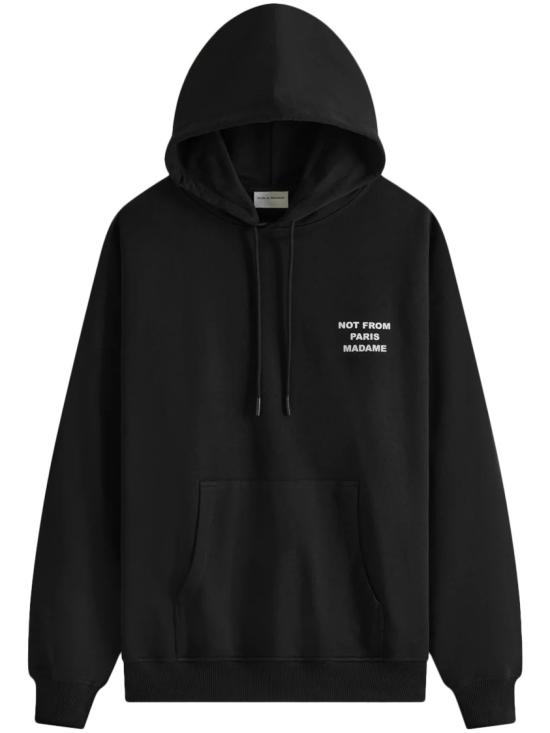 26SS 드롤드무슈 후드 티셔츠 PERMHO162CO127BL Black