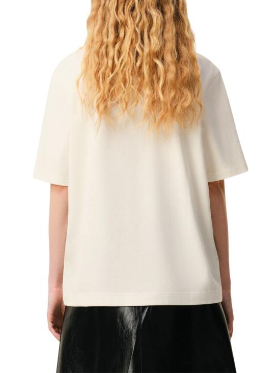 26SS 아미 코튼 시그니쳐 프린트 티셔츠 UTS384 726136 Neutrals - AMI