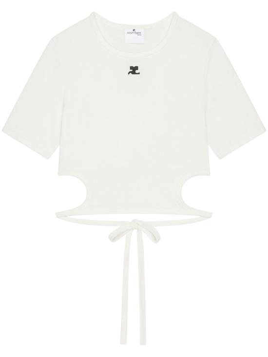 26SS 쿠레쥬 반팔 티셔츠 226JTS256JS0203HERITAGE WHITE White