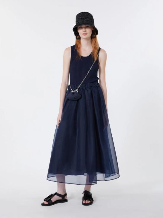 26SS 막스마라 롱 스커트 2615101032600004 Blue - MAX MARA