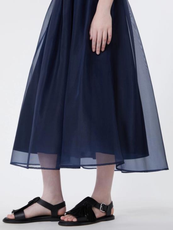 26SS 막스마라 롱 스커트 2615101032600004 Blue - MAX MARA