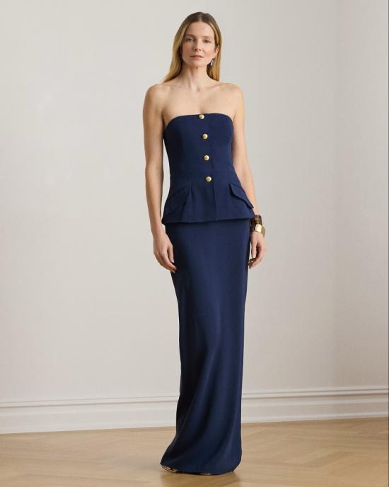 26SS 랄프 로렌 롱 원피스 253P13287001 Blue - RALPH LAUREN