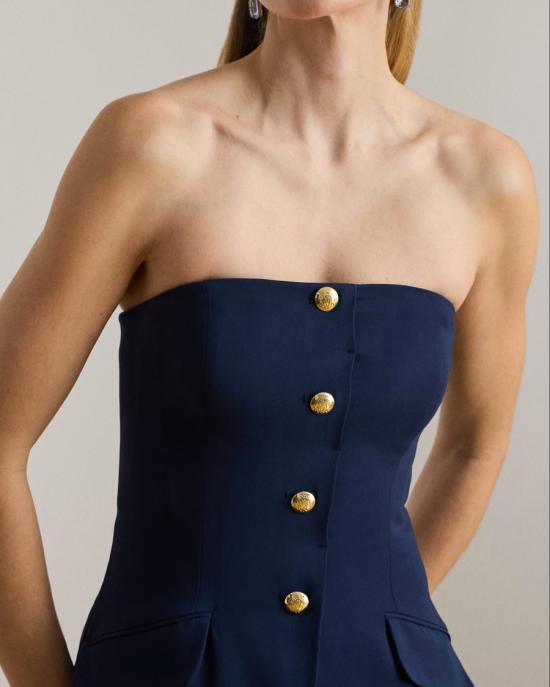 26SS 랄프 로렌 롱 원피스 253P13287001 Blue - RALPH LAUREN