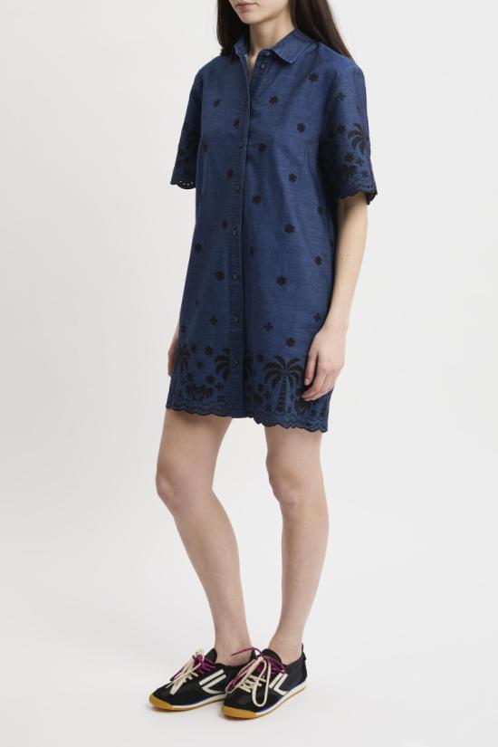 26SS 세인트바쓰 미디 원피스 ARA000101429L Blue - MC2 SAINT BARTH