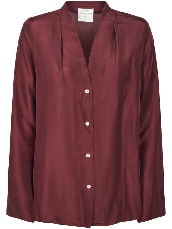 26SS 포르테포르테 블라우스 148592504 Burgundy