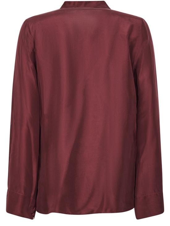 26SS 포르테포르테 블라우스 148592504 Burgundy - FORTE FORTE