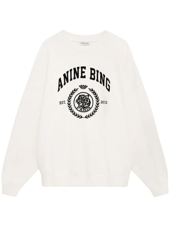 26SS 애니빙 긴팔 티셔츠 A0812486WKHA3CREAM White