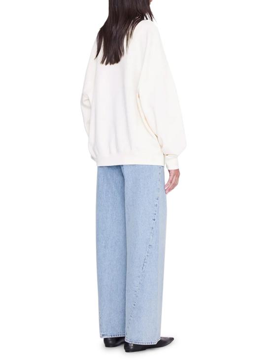 26SS 애니빙 긴팔 티셔츠 A0812486WKHA3CREAM White - ANINE BING