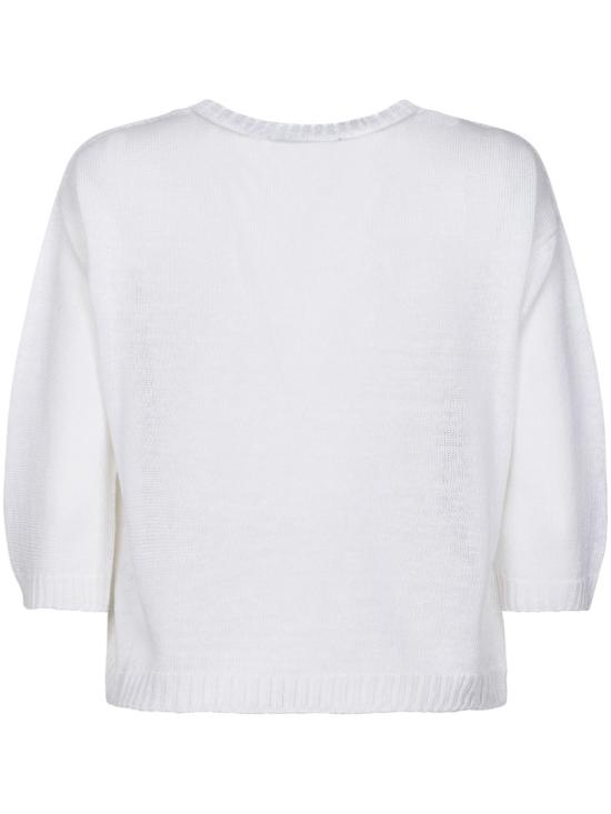 26SS 막스마라 반팔 티셔츠 2615361052600WKDCANNONE001 White - MAX MARA