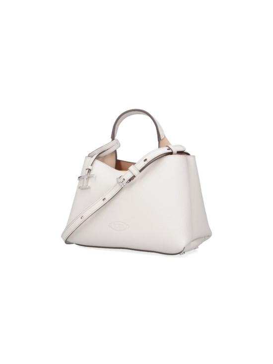 26SS 토즈 마이크로 토트백 XBWAPAEL000QRI1O92 White - TODS