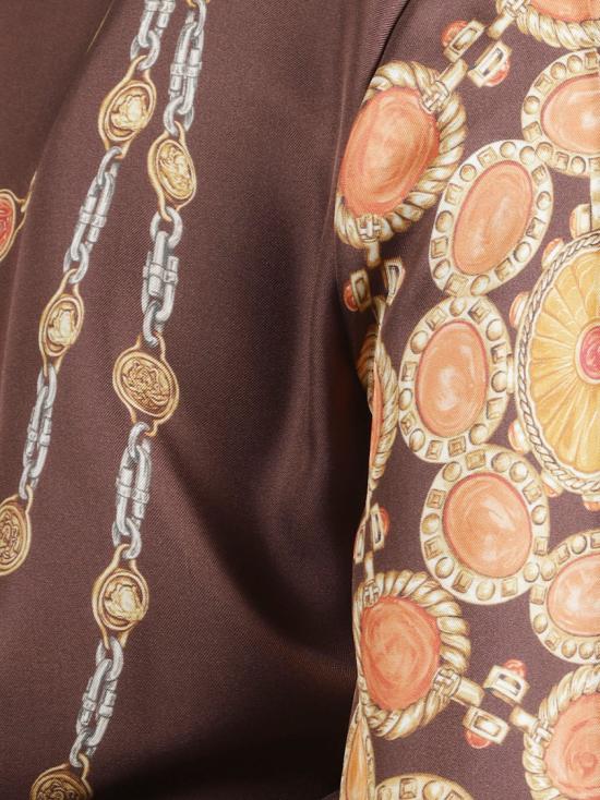 26SS 베르사체 미디 원피스 10246591A179525N940 Brown - VERSACE