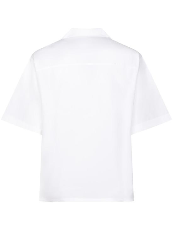 26SS 마르니 로고 포켓 반팔 셔츠 CUMU0213PPUSCT88LRW01 White - MARNI