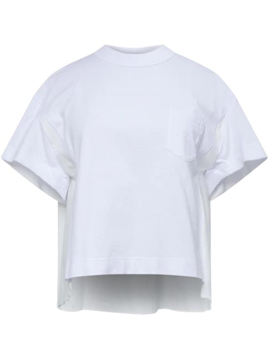 26SS 사카이 반팔 티셔츠 2608348101 White