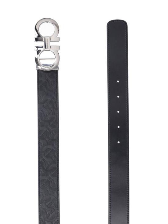 26SS 살바토레 페라가모 가죽 벨트 724127111 Black - SALVATORE FERRAGAMO