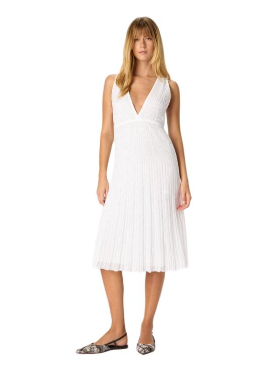 26SS 미소니 롱 원피스 DS26SG13BK01GZSM9ZZ White - MISSONI