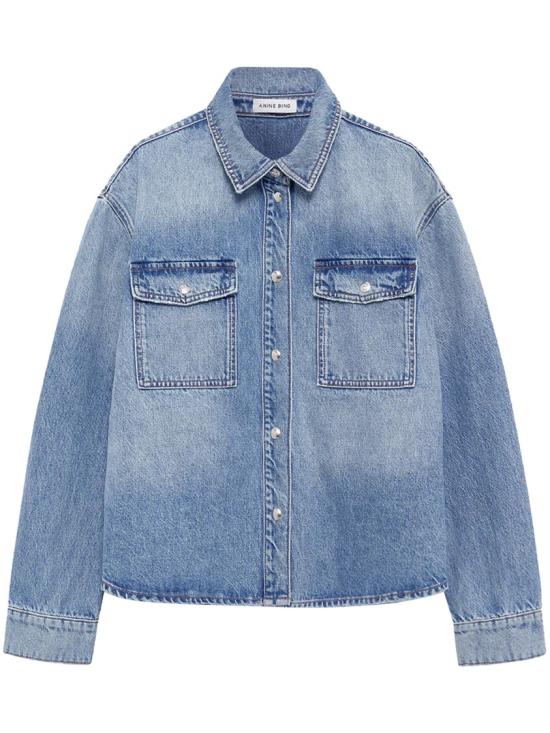 26SS 애니빙 데님 셔츠 A0711690WHD71WASHED BLUE Blue