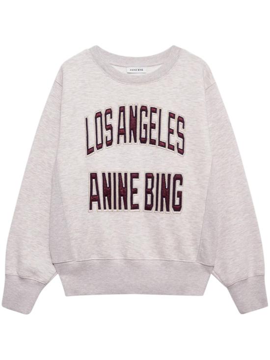 26SS 애니빙 긴팔 티셔츠 A0811677BGI15OATMEAL MELANGE Grey