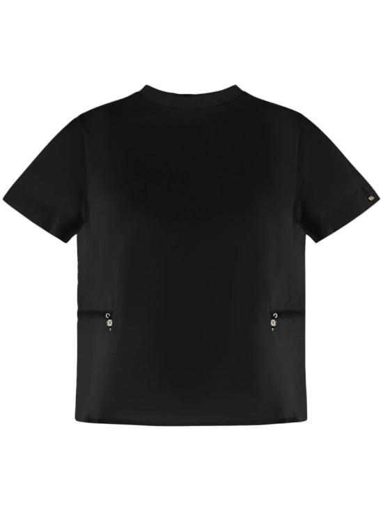 26SS 에르노 시크 코튼 저지 & 뉴 테크노 태피터 티셔츠 JG000224D520069300 Black