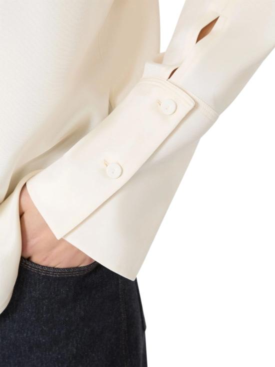26SS 막스마라 Oliera 셔츠 2611111018600MXPVOLIERA005 White - MAX MARA