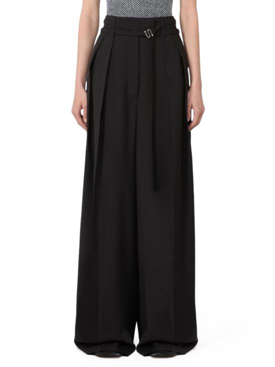 26SS 막스마라 스트레이트 팬츠 2612131021600SPXBAUTTA004 Black - MAX MARA