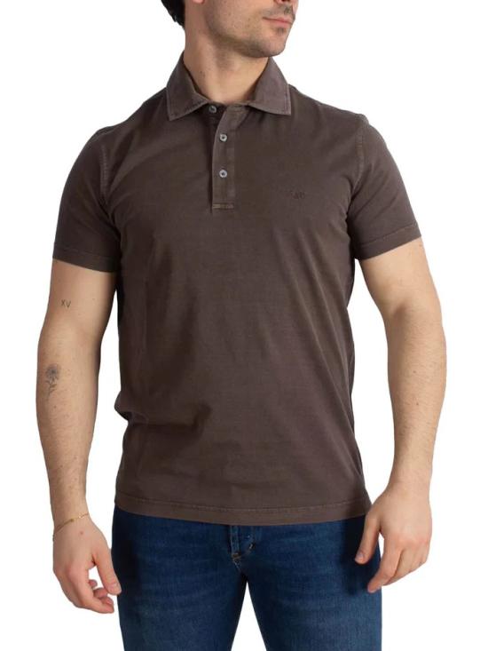 26SS 페이 폴로 티셔츠 NPMB252143TUY1S602 Brown - FAY