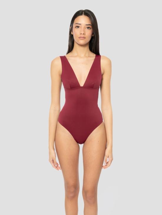 26SS 세인트바쓰 원피스 수영복 CAI00100016L Burgundy - MC2 SAINT BARTH