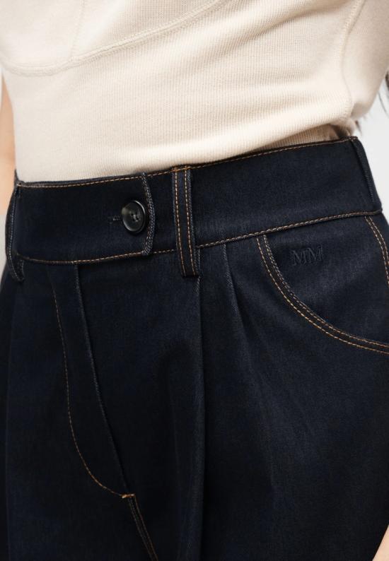 26SS 막스마라 스트레이트 팬츠 2616781017600003 Blue - MAX MARA