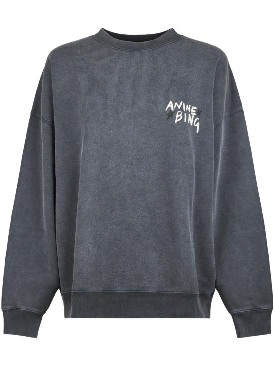 26SS 애니빙 긴팔 티셔츠 A0812055WBL1WASHED BLACK Grey