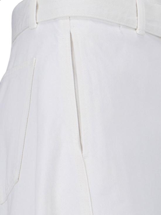 26SS 르메르 트위스트 벨티드 팬츠 PA326 LD1070WH086 White - LEMAIRE